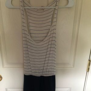 Nantucket blue and white stripped dress